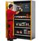 Chemical storage cabinet with safety box